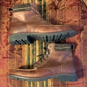 Cole Haan Men's Dark Brown Leather Boots